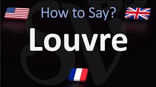 How to Pronounce Louvre  Paris Museum Pronunciation Native Speaker [upl. by Mahda]