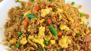 BETTER THAN TAKEOUT AND EASY  Egg Fried Rice Recipe [upl. by Skelly]