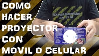 Como Hacer Proyector Casero con Movil o Celular Experimentar En Casa [upl. by Ermengarde963]