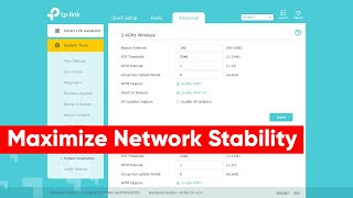 Maximize Router Network Stability  Advance Setting  Beacon Interval  RTS Threshold [upl. by Molli496]