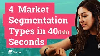 4 Market Segmentation Types in 40ish Seconds [upl. by Uaeb]