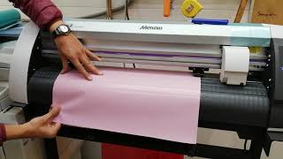 Como usar plotter Mimaki cg60sr3 [upl. by Hadnama]