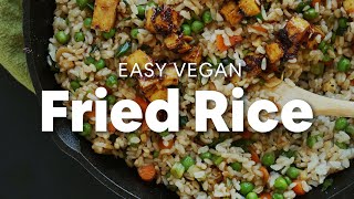 Easy Vegan Fried Rice  Minimalist Baker Recipes [upl. by Cykana115]