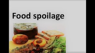 FOOD SPOILAGE Part 1 [upl. by Imas]