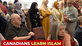 Mosque Open House  Canadians  Learn About Islam [upl. by Jammie5]