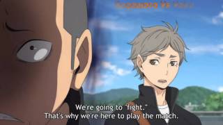 Haikyuu S1 S2 Funny Moment quotKARASUNO VS NEKOMAquot [upl. by Idnyl881]