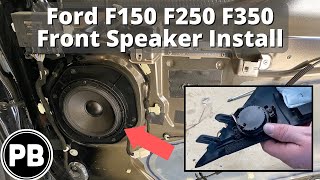 2015  2020 Ford F150 Front Door Speaker  Tweeter Install [upl. by Licha]