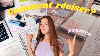 Comment RÉVISER ses cours brevet examenbac [upl. by Abbub]