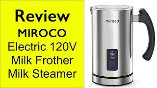 Review Miroco Milk Frother  How to make froth milk at home [upl. by Marion]