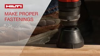 HOW TO make a proper fastening with Hilti powderactuated tools [upl. by Hermy]