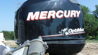 Mercury OptiMax Fuel Pump Clean Out [upl. by Etoile371]