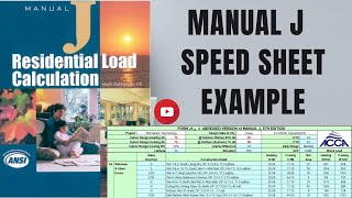 ACCA Manual J Speed Sheet Example [upl. by Patrizia]