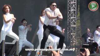 PSY Gangnam Style Live in Penang Malaysia Part 1 [upl. by Nilats]