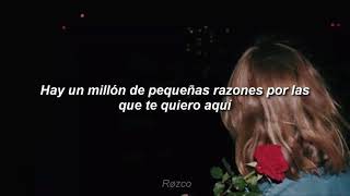 Oscar Lang  million little reasons Sub Español [upl. by Tsnre]