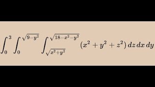 Calc III Triple Integral in Spherical Coordinates example 56 [upl. by Laud]