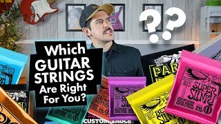 What Guitar Strings Are Right For You  Ernie Ball [upl. by Blisse]