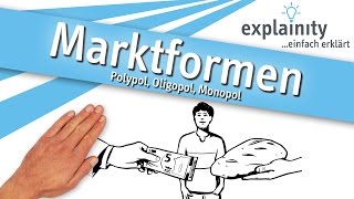 Marktformen einfach erklärt explainity® Erklärvideo [upl. by Annawaj]