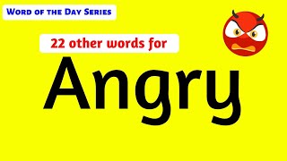 6  Angry Synonyms  Angry Meanings  Other Meanings of Angry  Angry Word Meanings  Dictionary [upl. by Seaton578]