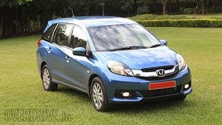 2014 Honda Mobilio  First Drive Review India [upl. by Anilosi]