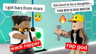 ROBLOX RAP BATTLES but im a RAP GOD [upl. by Judye]