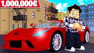 MA VOITURE À 1000000 € DANS ROBLOX  Roblox Driving Simulator [upl. by Cheri]