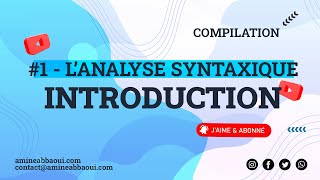 01  Lanalyse syntaxique  Introduction [upl. by Turnheim]