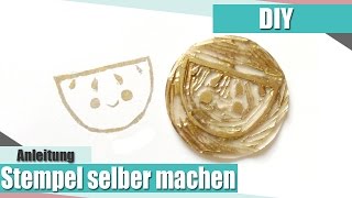 DIY Stempel selber machen  Anielas Fimo [upl. by Kinney]