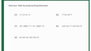 Properties Associative Commutative amp Distributive [upl. by Dias]