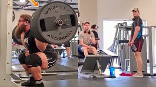 Professional Powerlifter Trolling Gym Goers [upl. by Romola]