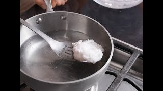 Alton Brown Makes the Perfect Poached Egg  Food Network [upl. by Serafine796]