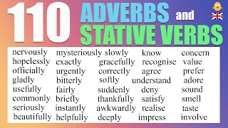 110 Adverbs and Stative Verbs in English [upl. by Nahs]