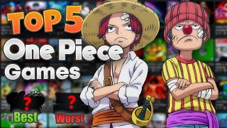 Top 5 One Piece Games on ROBLOX [upl. by Ekard842]