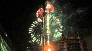 Burj Khalifa Dubai Fireworks 2016 Live  M S Ali [upl. by Zzabahs]