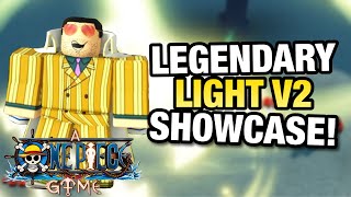 AOPG LIGHT FRUIT V2 SHOWCASE  HOW TO GET A One Piece Game  Roblox [upl. by Frager]