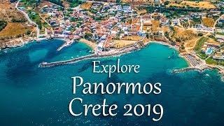 Panormos  Explore Crete Panormos a living beauty Rethymno Crete [upl. by Weixel253]