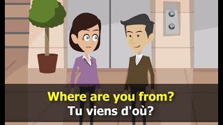 apprendre langlais conversation  leçon 1 [upl. by Namdor27]