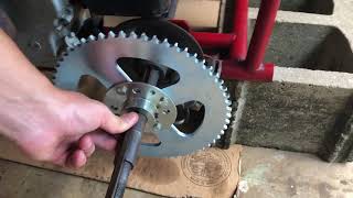 How To Change a Go Kart Sprocket Part 1 [upl. by Gnuj]