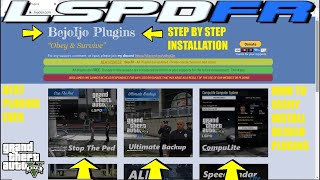 How To Easily Install StopThePed Ultimate Backup amp Compulite Bejoijo Plugins Updated GTA 5 LSPDFR [upl. by Yelahc]