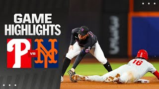 Phillies vs Mets Game Highlights 51324  MLB Highlights [upl. by Kussell514]