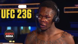 Israel Adesanya is in the UFC to prove himself right  UFC 236  ESPN MMA [upl. by Atirehc]