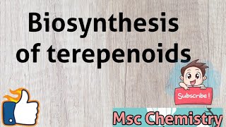 Biosynthesis of terpenoids [upl. by Adli]