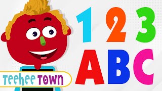 123 ABC Alphabet Songs  Colors Shapes and Numbers Song by Teehee Town [upl. by Elka]