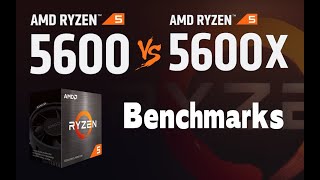 AMD Ryzen 5600 VS 5600X CPU Review amp Benchmarks [upl. by Tupler]