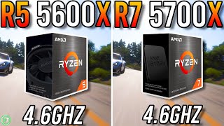 Ryzen 5 5600X vs Ryzen 7 5700X  Big Upgrade [upl. by Ewald]