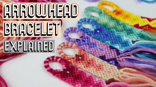 ARROWHEAD BRACELET TUTORIAL CC  Beginner Friendly [upl. by Gninnahc]