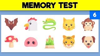 VISUAL MEMORY TEST  Train your visual memory  Video 6 [upl. by Aztilem]