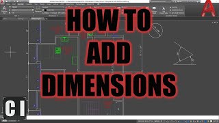 AutoCAD How To Add Dimensions  2 Minute Tuesday [upl. by Tillfourd]