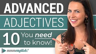 10 Advanced English Adjectives [upl. by Croydon]