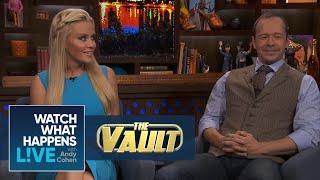 Sparks Fly Between Jenny McCarthy And Donnie Wahlberg On WWHL  FBF  WWHL [upl. by Ryon663]