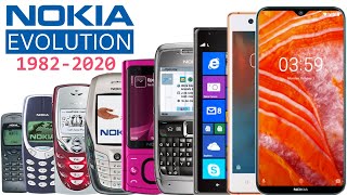 All Nokia Mobiles Evolution From First to Last 1982  2020 [upl. by Nayb]